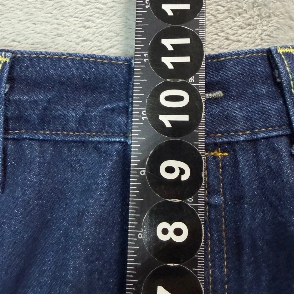Levis 501 Jeans Mens 30X32 Blue Denim Button Fly Premium Straight Workwear
